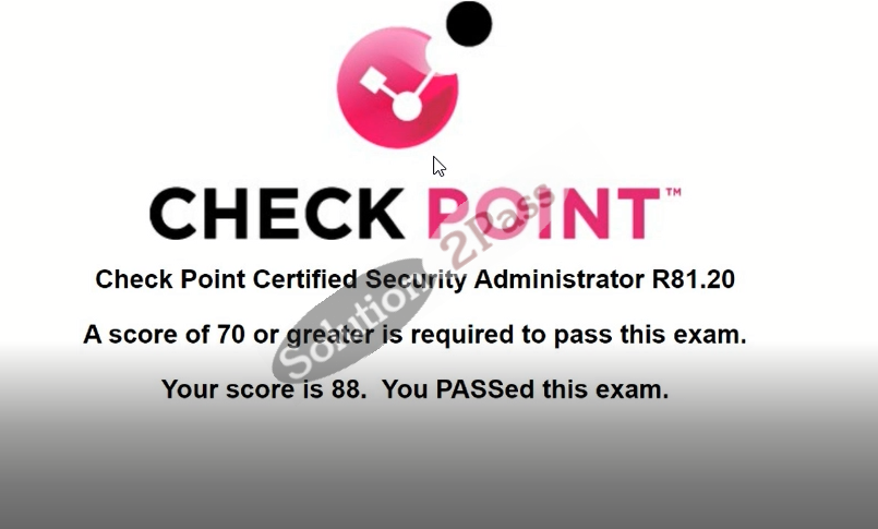 Validated 156-215.81 certification score card 2